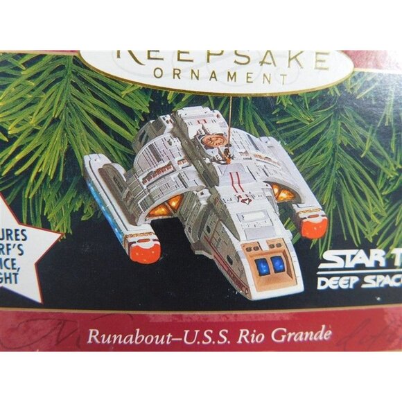 440/1350 Hallmark Keepsake Ornament ~ Runabout - U.S.S. Rio Grande 1999 ~ Star T - Picture 2 of 4